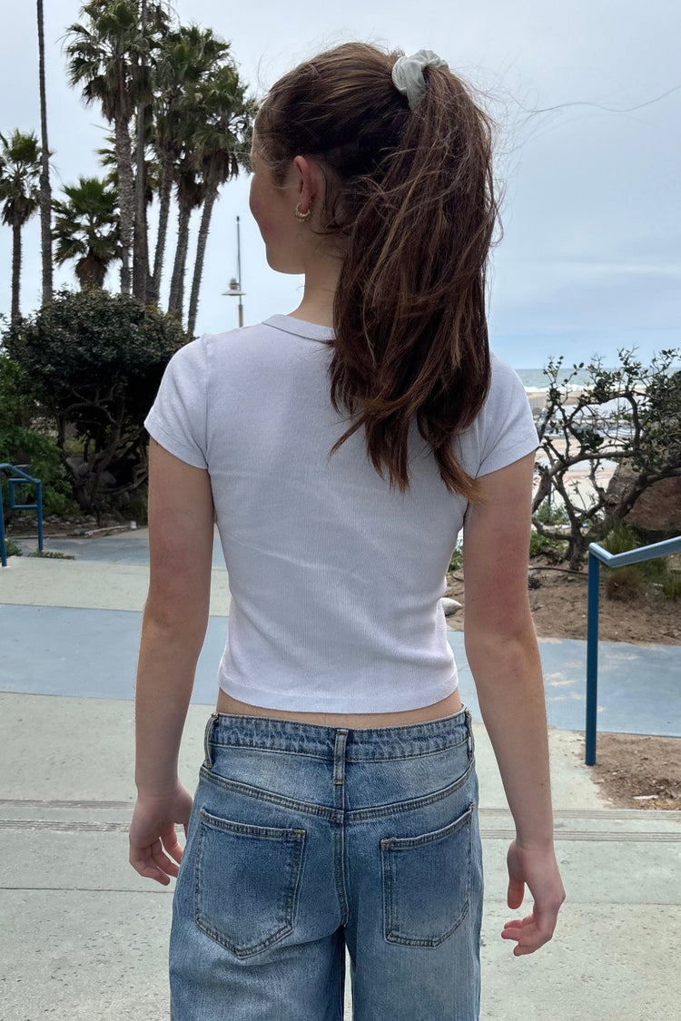 Ashlyn Crop Top | Off White / XS/S