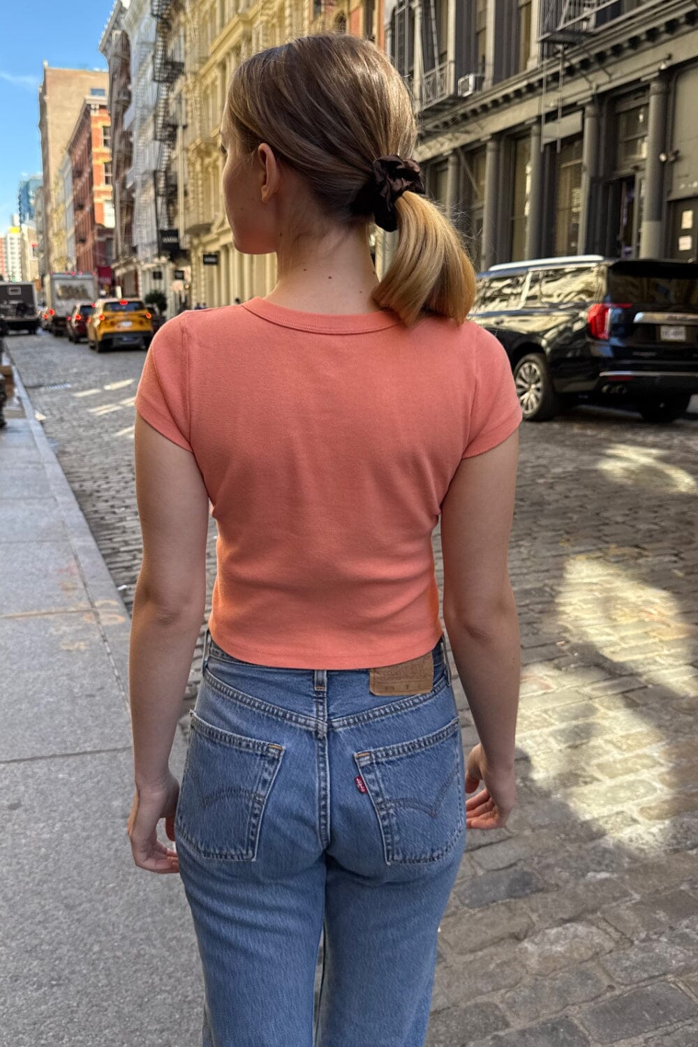 Ashlyn Crop Top | Coral Rose / XS/S