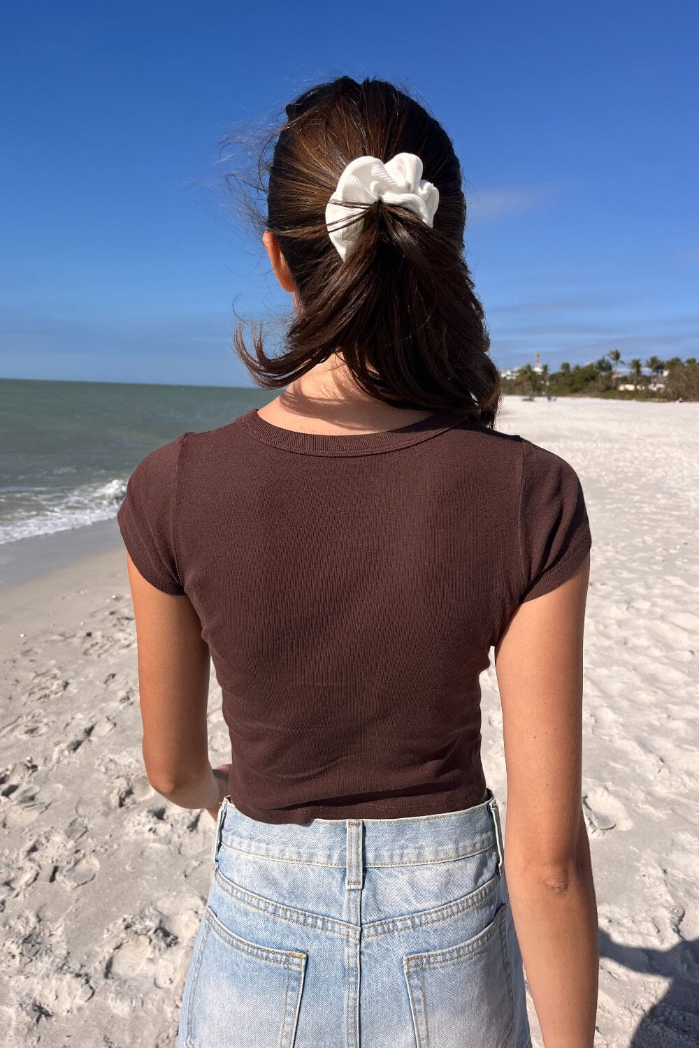 Dark Brown / Cropped Fit