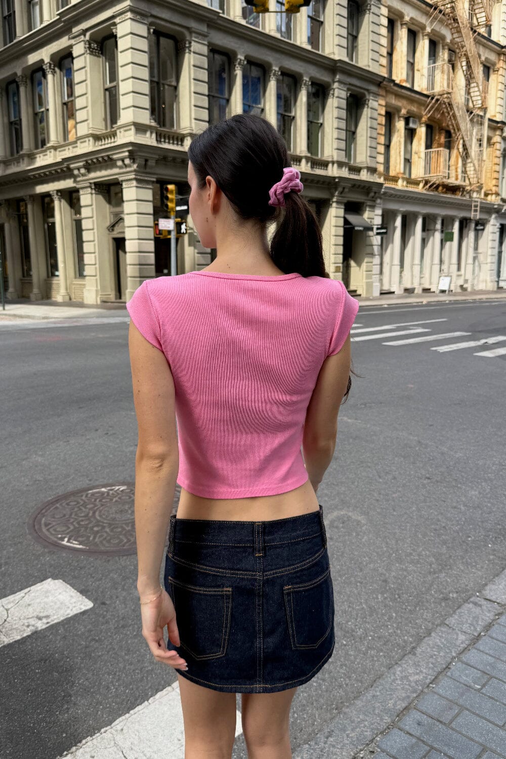 Ashlyn New York Top | Bubblegum Pink / XS/S