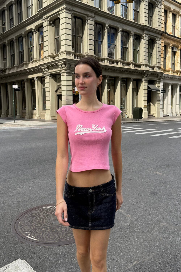 Ashlyn New York Top | Bubblegum Pink / XS/S