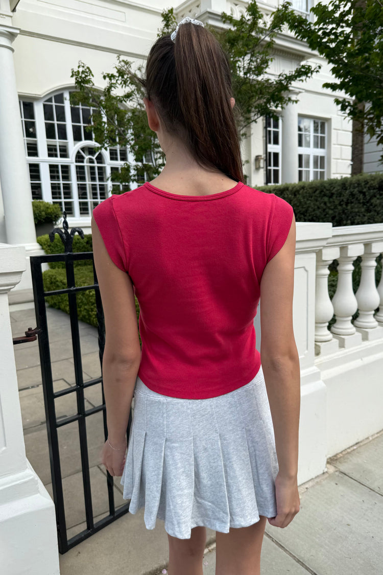 Itzel Top | Bright Red / XS/S