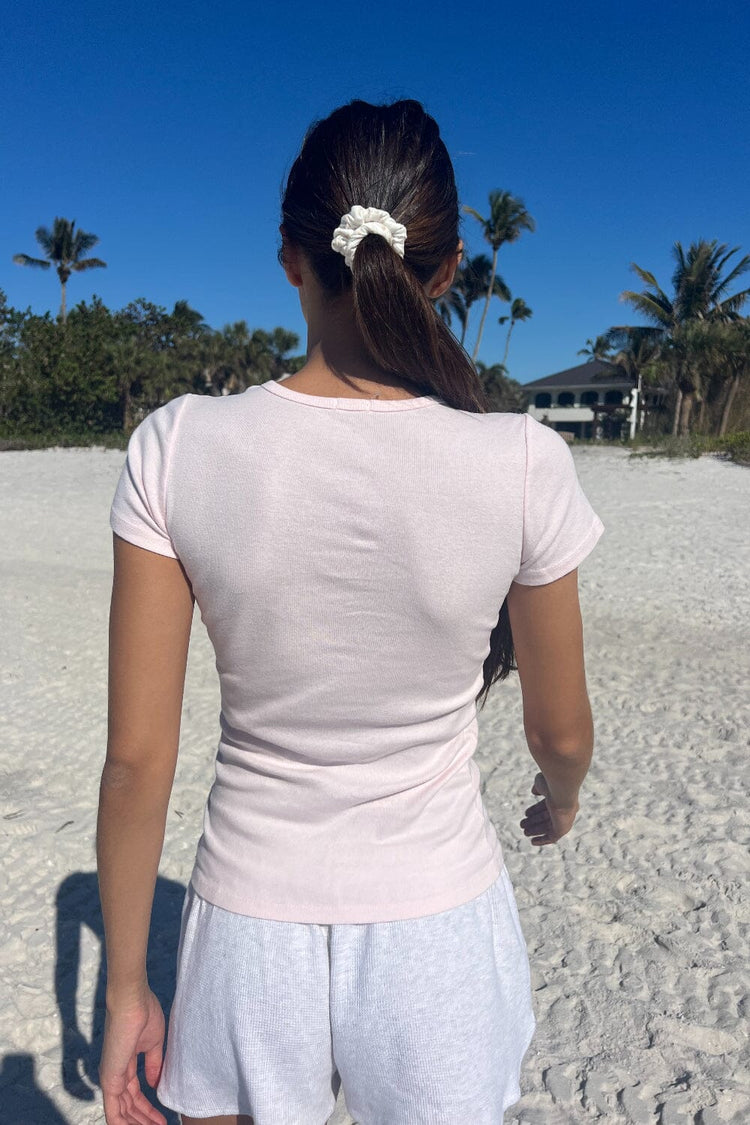 Leanna Top | Light Peachy Pink / XS/S
