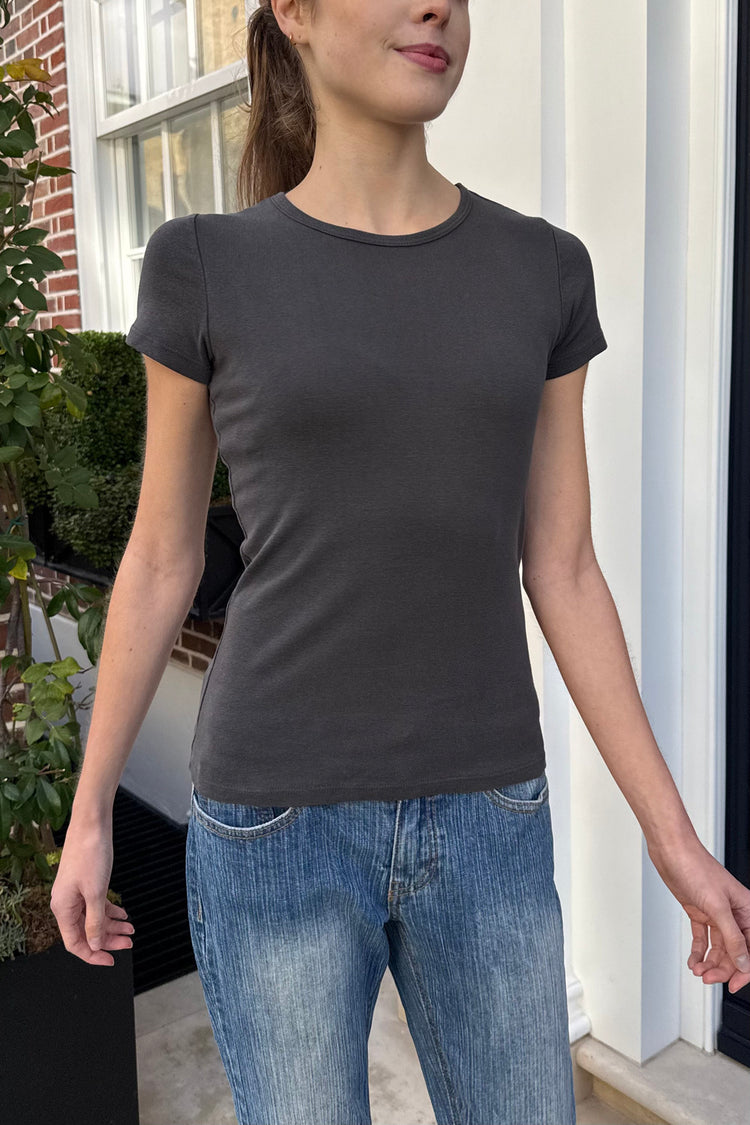 Leanna Top | Dark Grey / XS/S