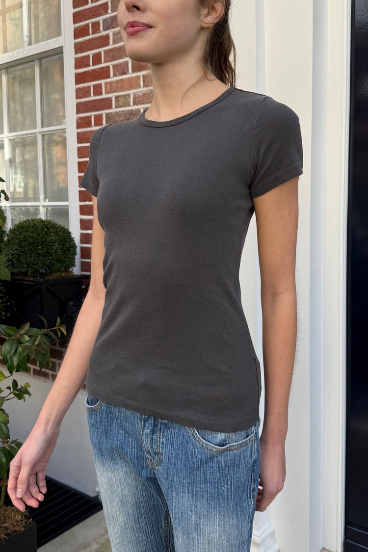 Leanna Top | Dark Grey / XS/S