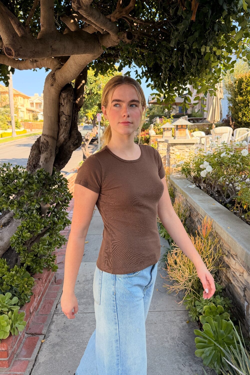 Hailie Top | Brown / XS/S