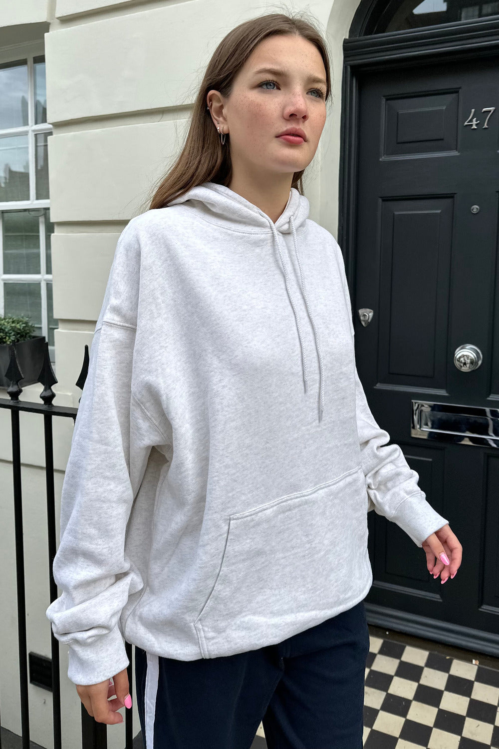 Light Heather Grey / Oversized Fit