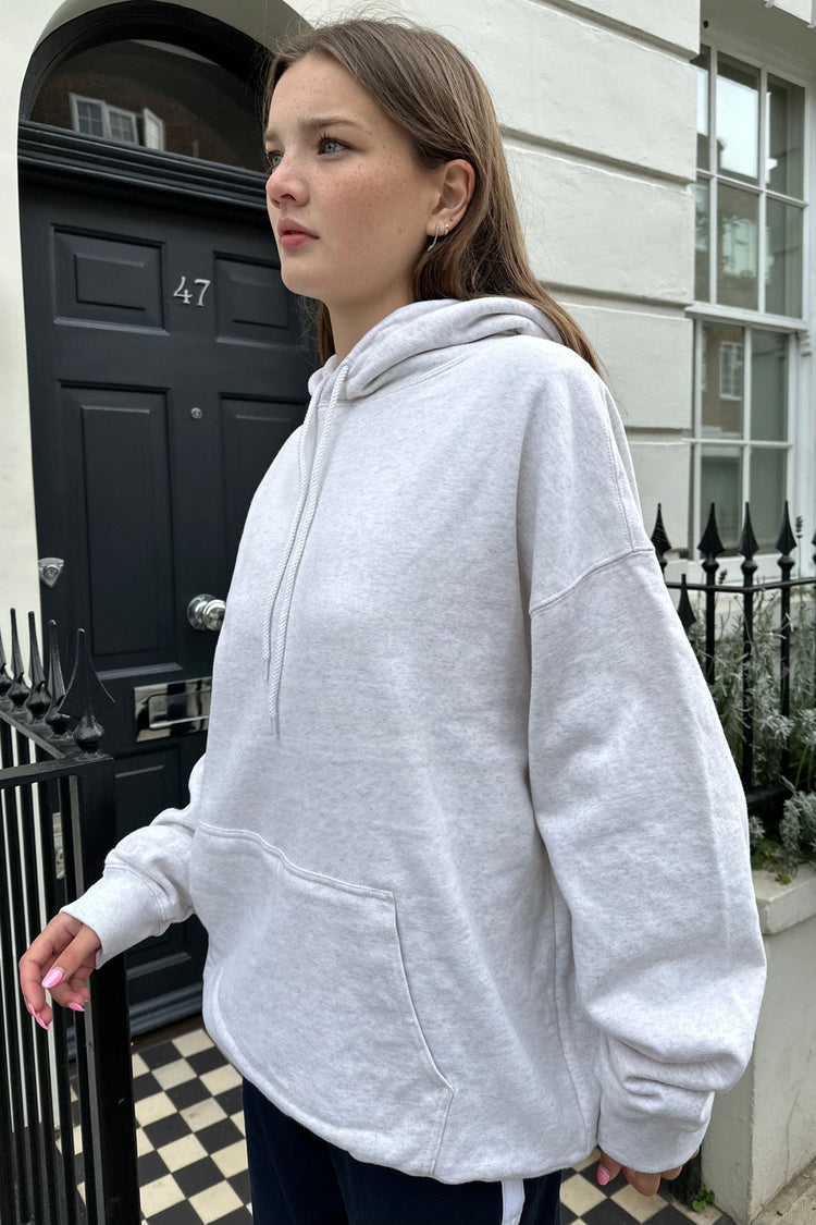 Christy Hoodie | Light Heather Grey / Oversized Fit