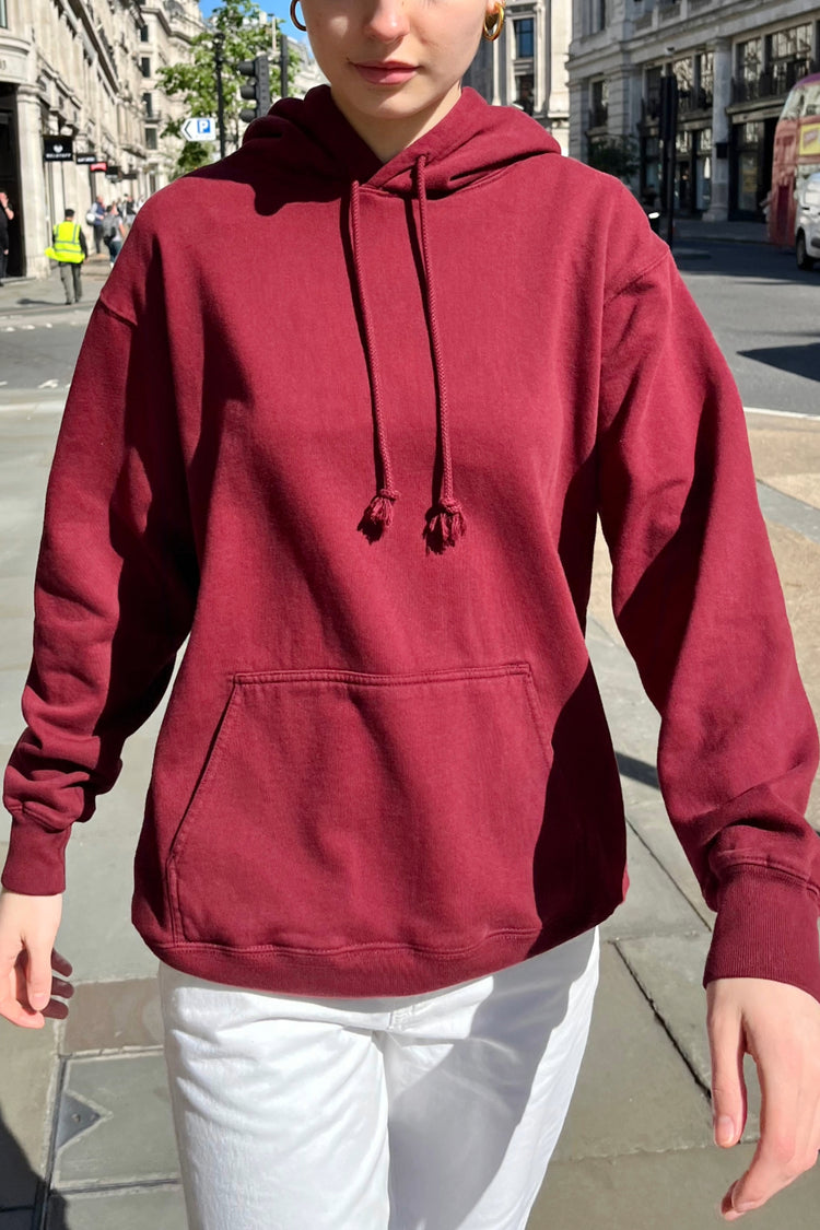 Christy Hoodie | Burgundy / Regular Fit