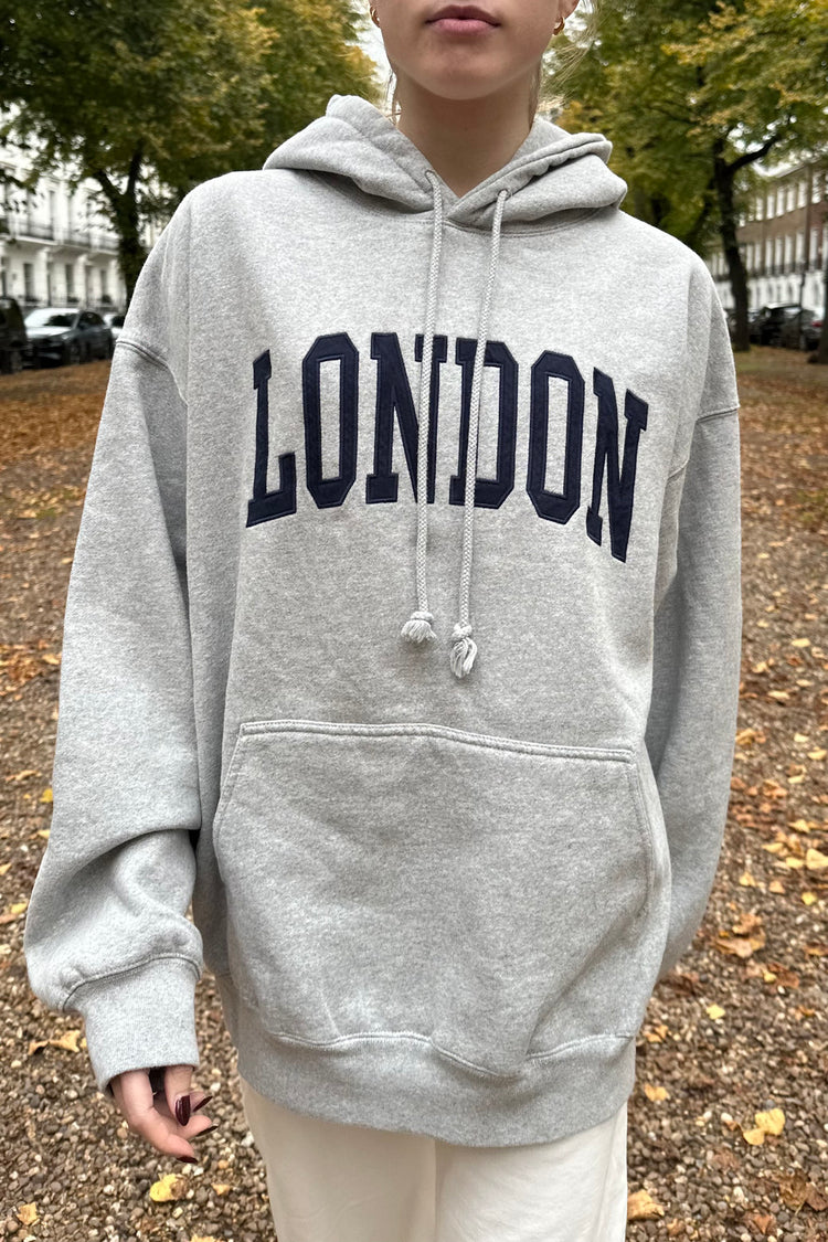 Christy London Hoodie | Heather Grey / Oversized Fit