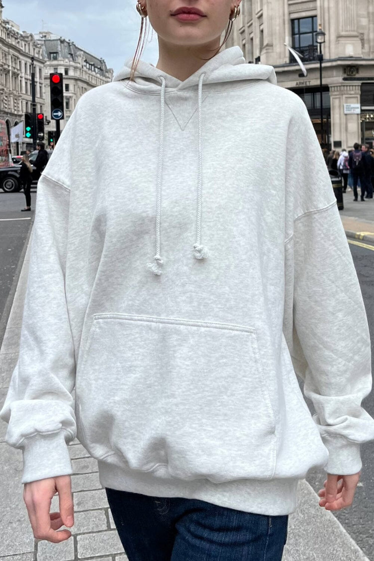 Christy Hoodie | Light Heather Grey / Oversized Fit