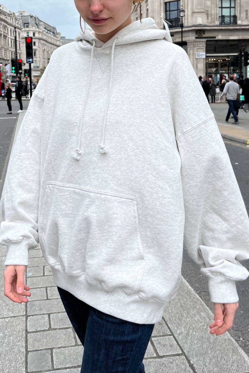 Light Heather Grey / Oversized Fit