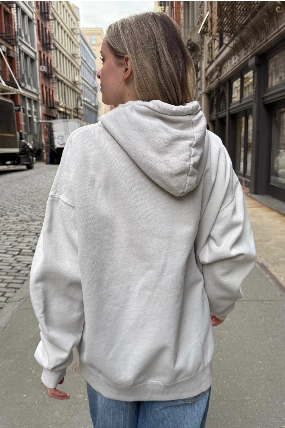 Christy Hoodie | Off White Melange / Oversized Fit