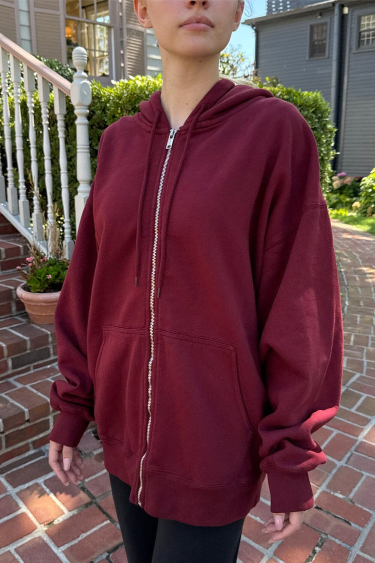 Christy Hoodie | Burgundy / Oversized Fit
