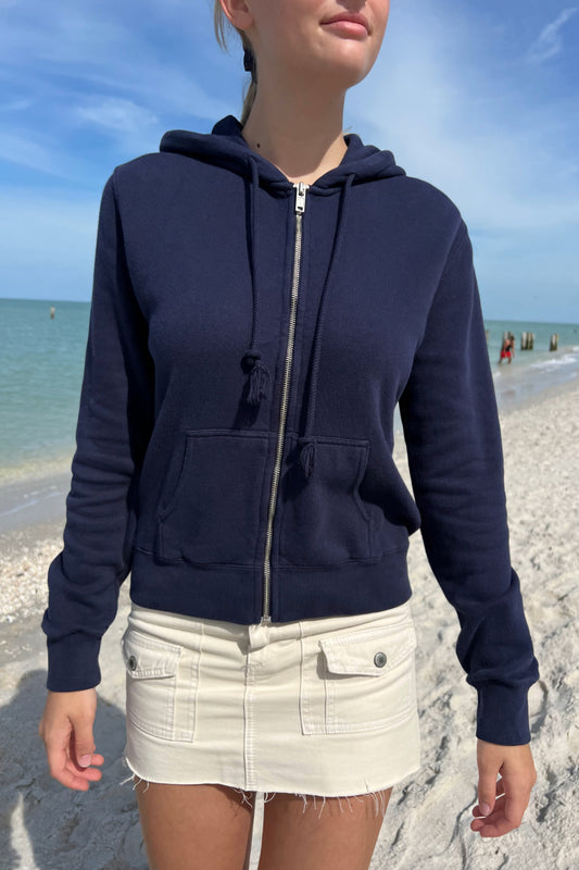 Brandy melville blue hoodie hotsell