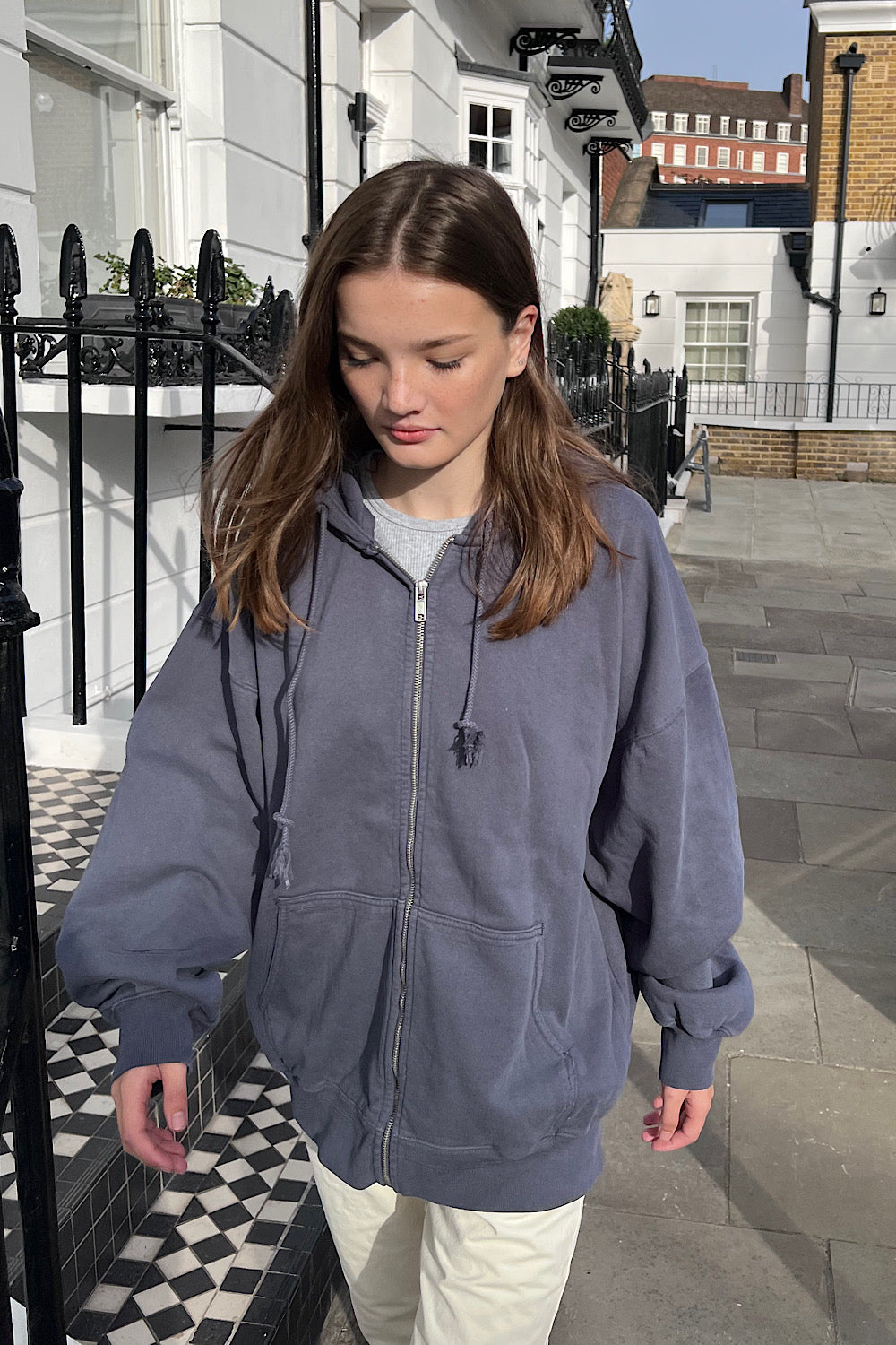 Jacket Carla Brandy Hoodie Carla Hoodie Brandy Melville Zip Up