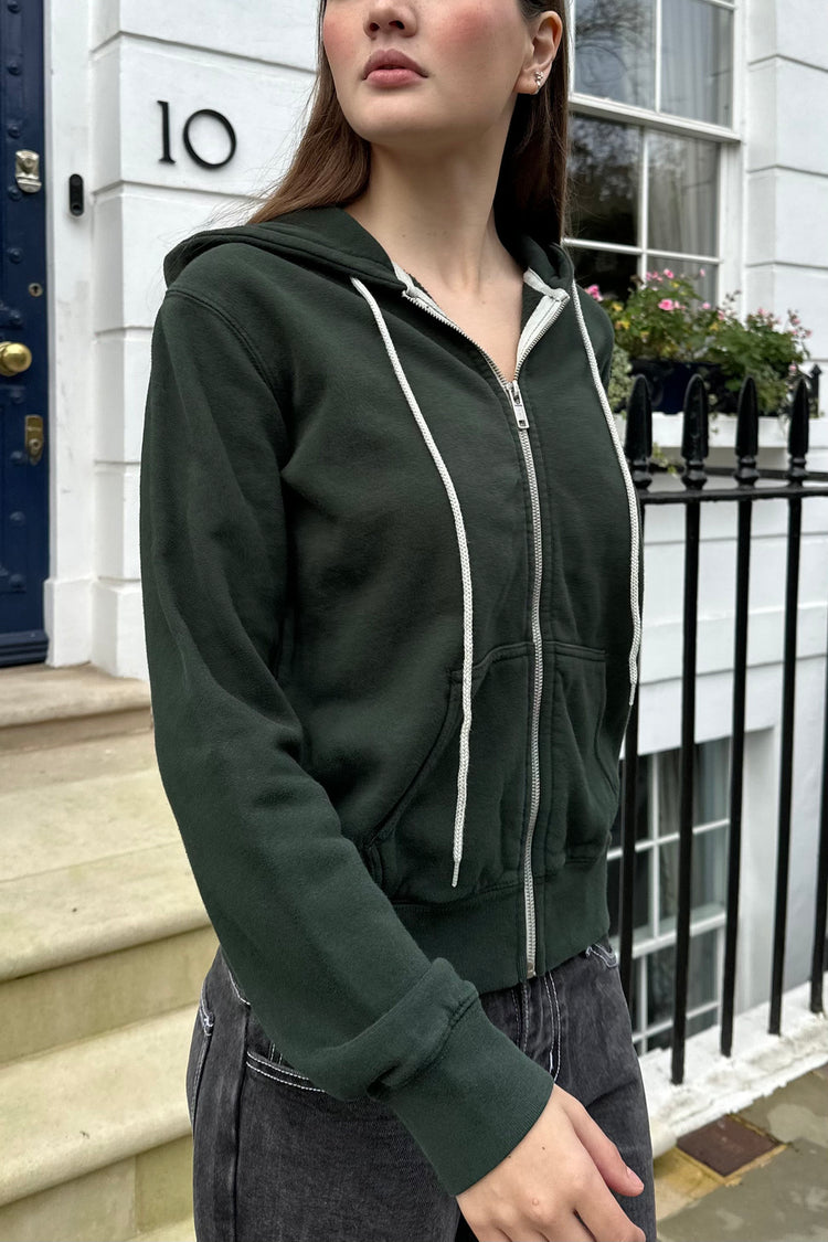 Christy Hoodie | Forest Green / Regular Fit