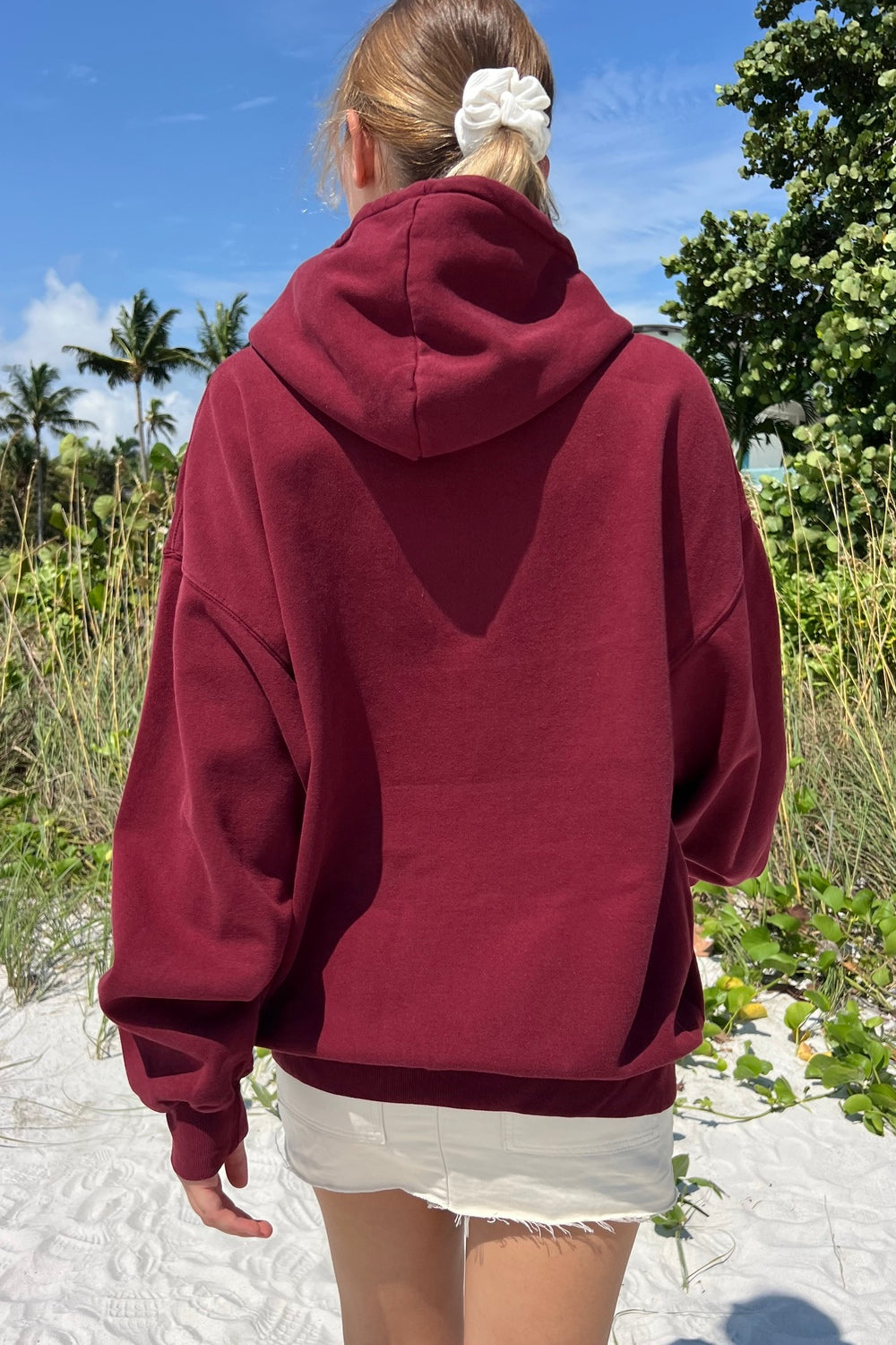 Burgundy / Oversized Fit