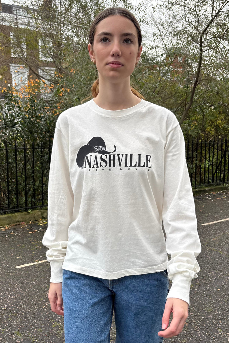 Camila Nashville Top | White / Regular Fit