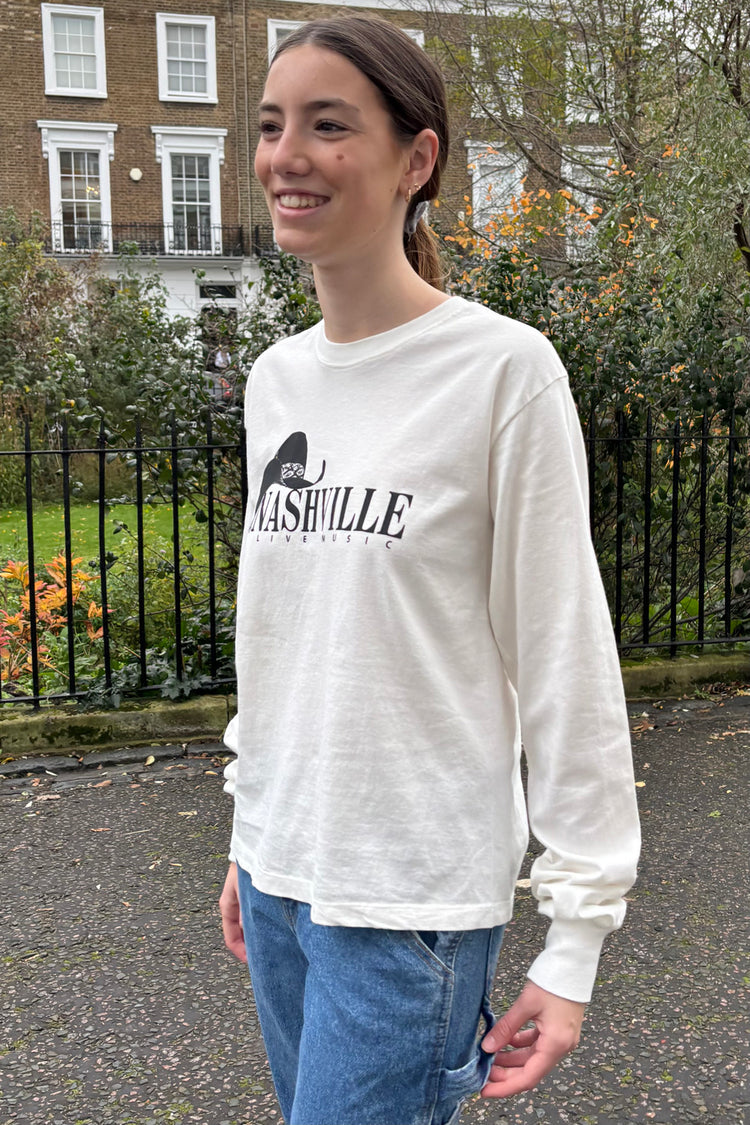 Camila Nashville Top | White / Regular Fit