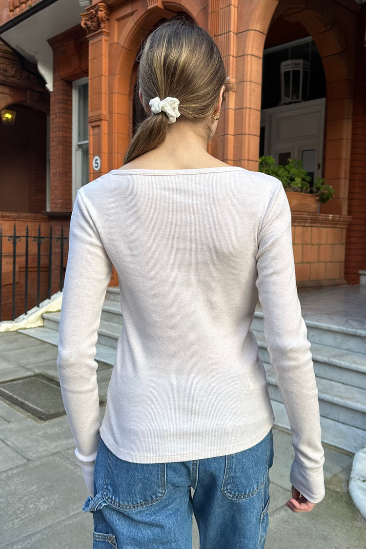 Ahern Top | Super Light Grey / XS/S