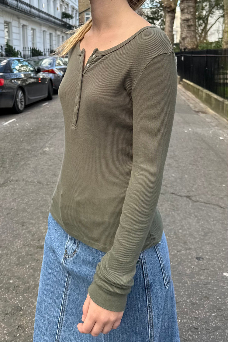 Ahern Top | Military Green / XS/S