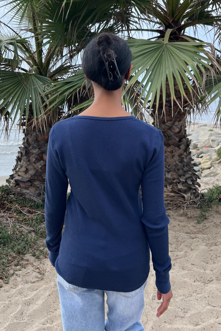 Ahern Thermal Top | Blue Navy / Regular Fit