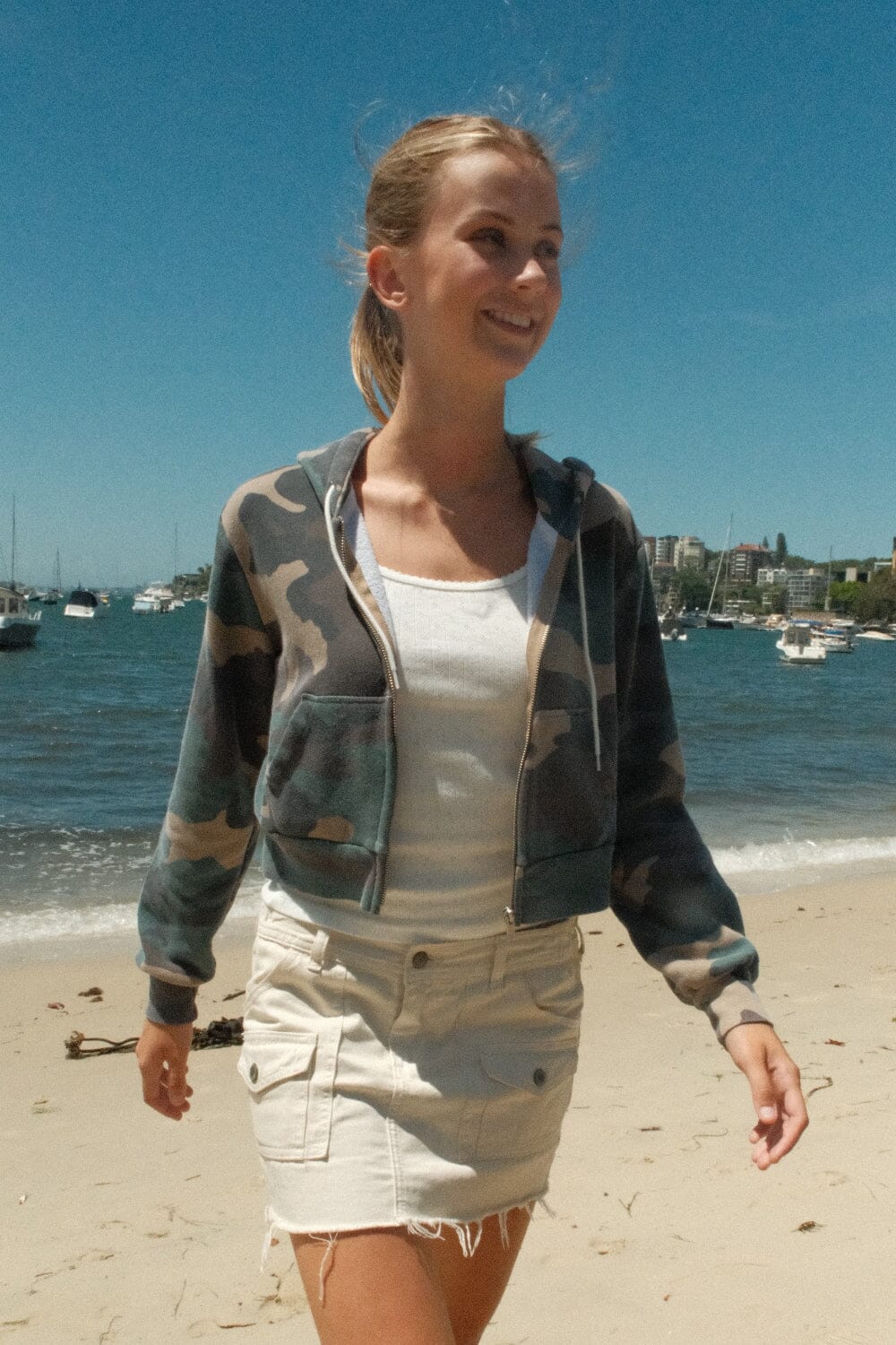 Crystal Camouflage Hoodie | Camouflage / XS/S