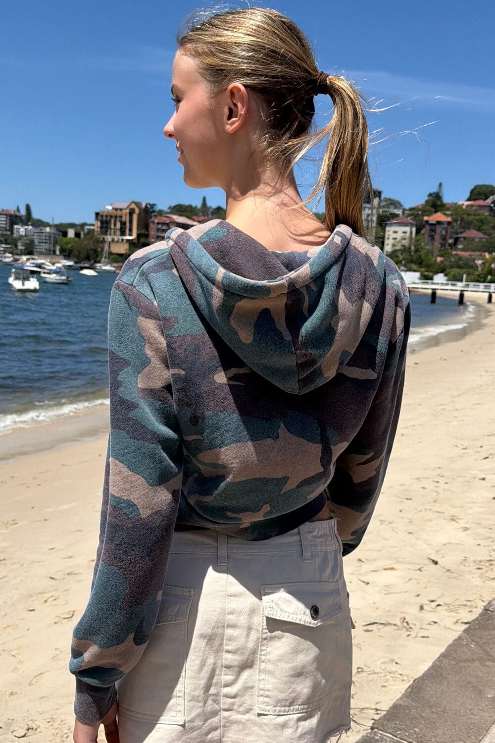 Crystal Camouflage Hoodie | Camouflage / XS/S