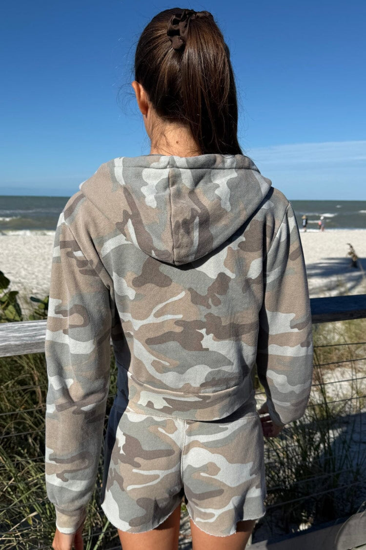 Crystal Light Camouflage Hoodie | Light Camouflage / XS/S