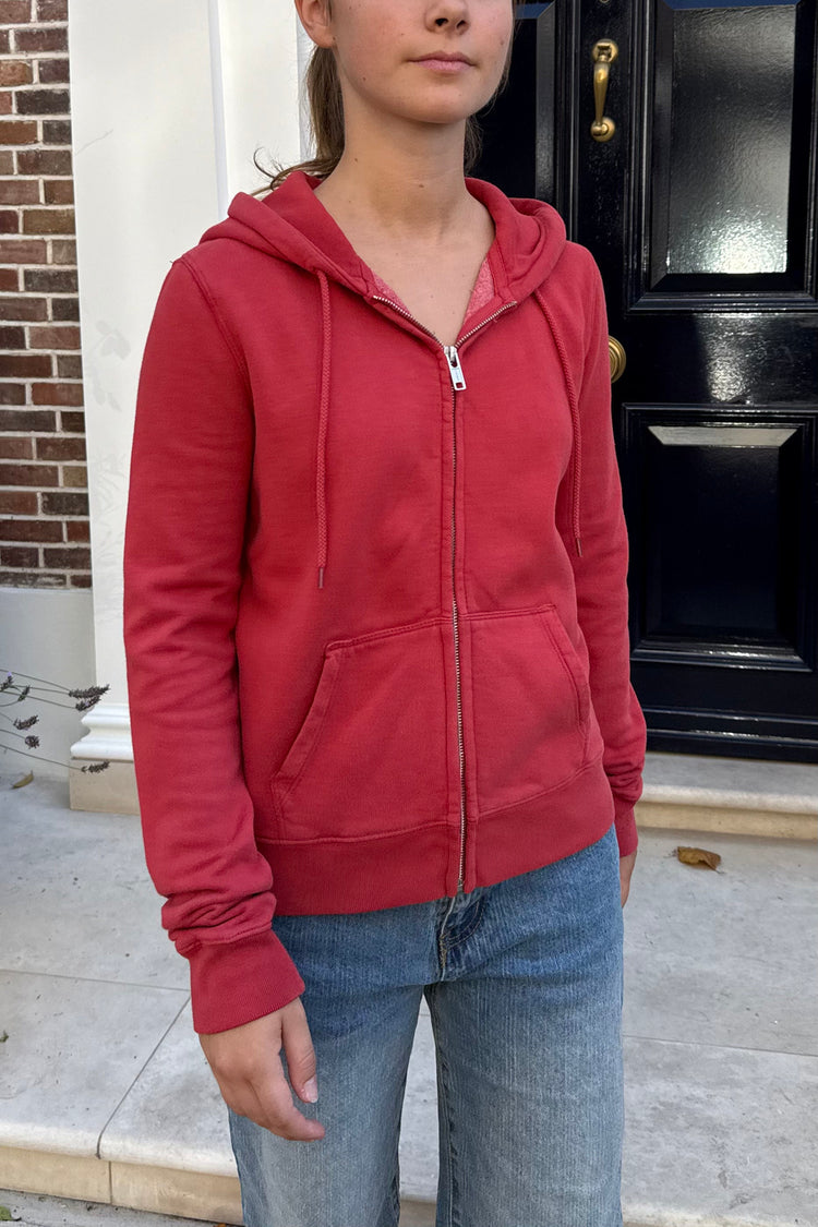 Ayla Hoodie | Faded Red / Regular Fit