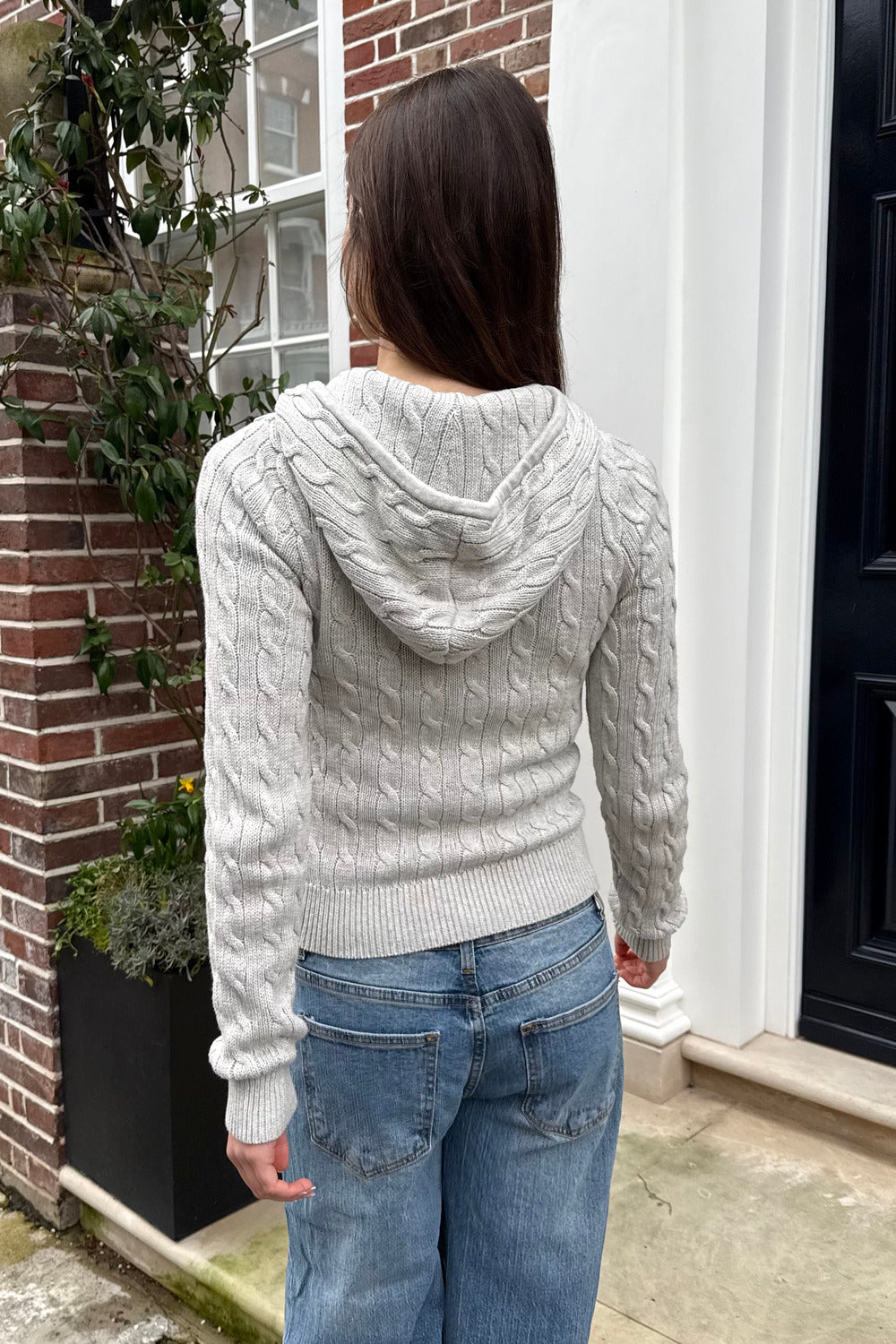Alana Knit Hoodie | Silver Grey / XS/S