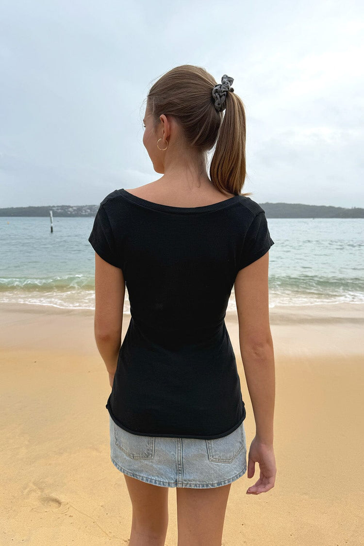 Philippa Top | Black / XS/S