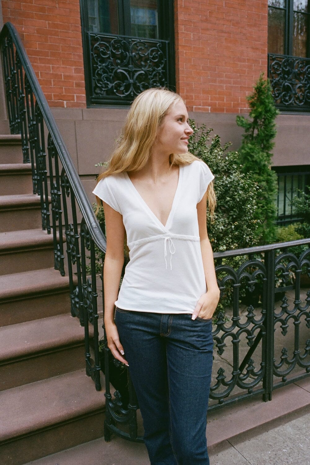 Philippa Top | White / XS/S