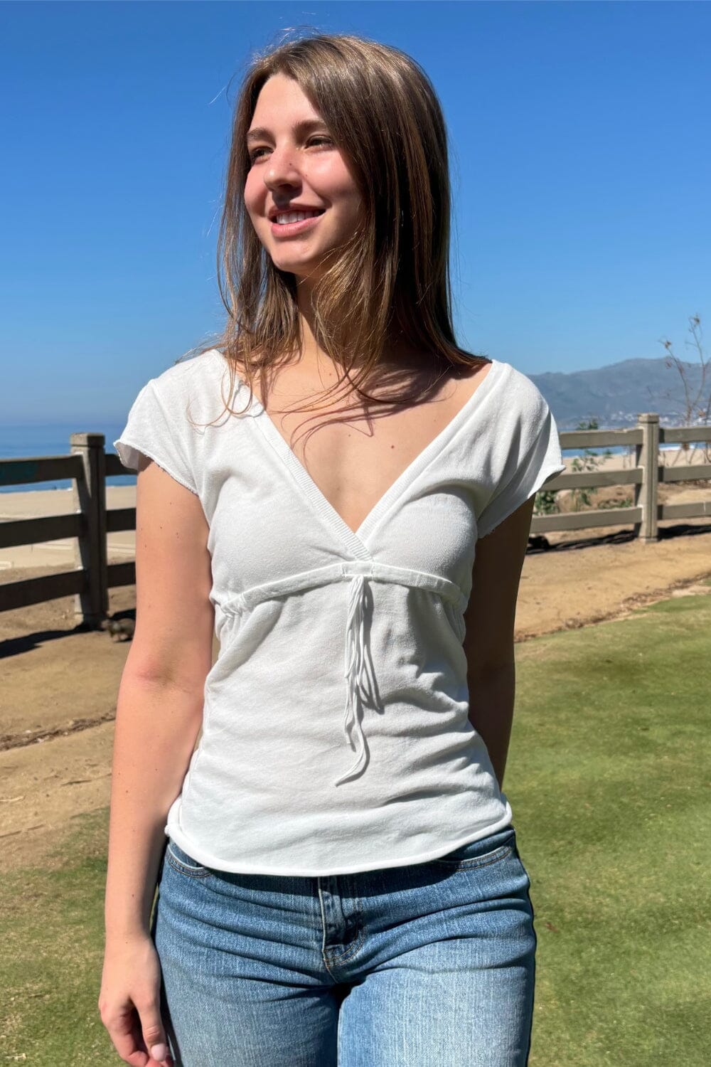 Philippa Top | White / XS/S