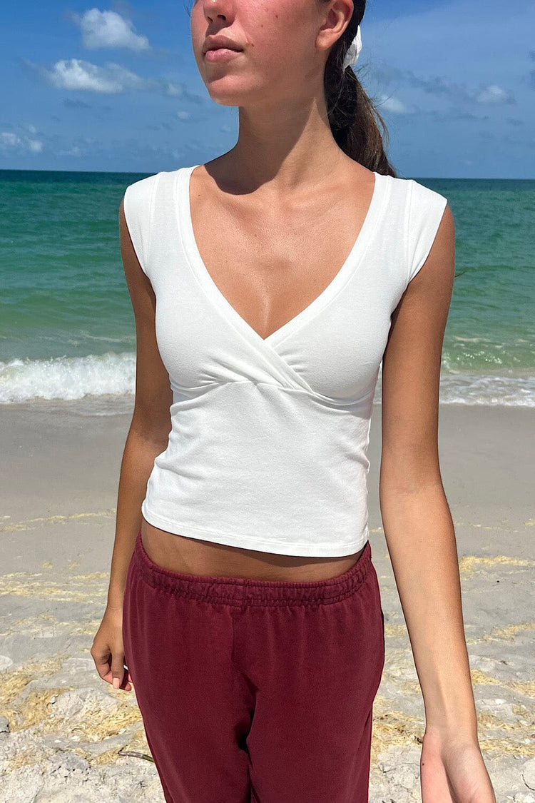 Amara Tank | White / XS/S