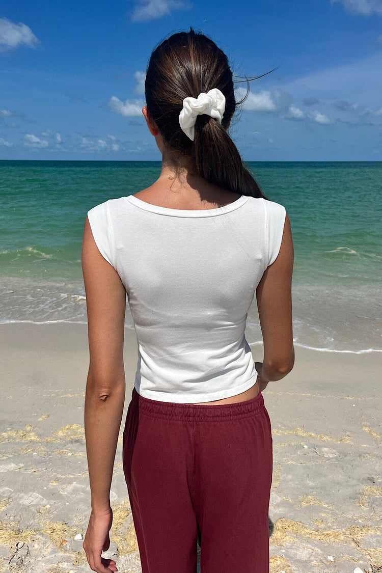 Amara Tank | White / XS/S