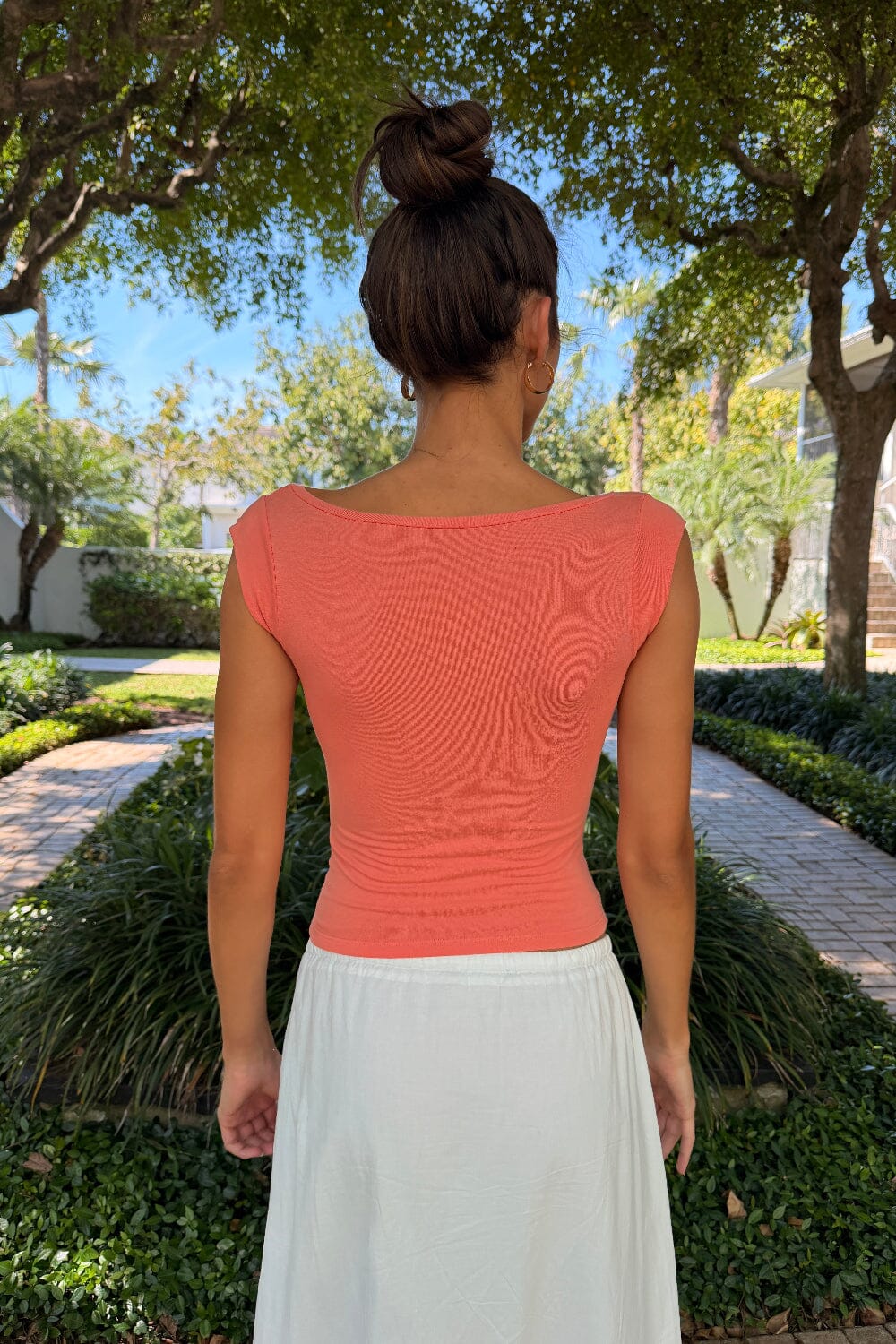 Amara Tank | Coral Rose / XS/S