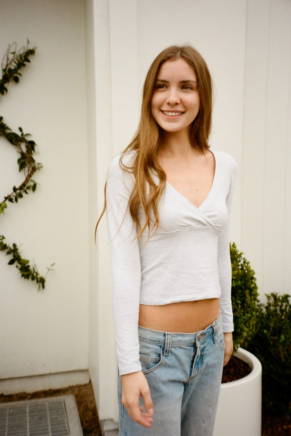 Amara Top | Silver Grey / XS/S