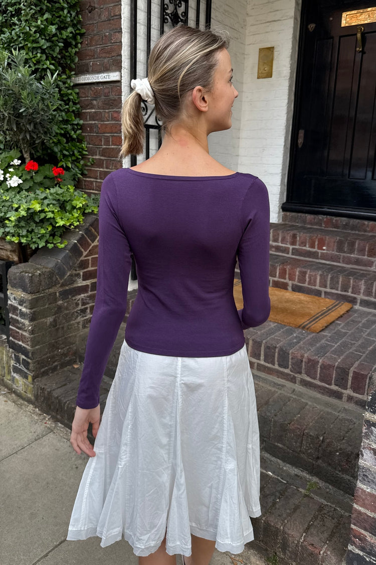 Amara Top | Deep Purple / XS/S