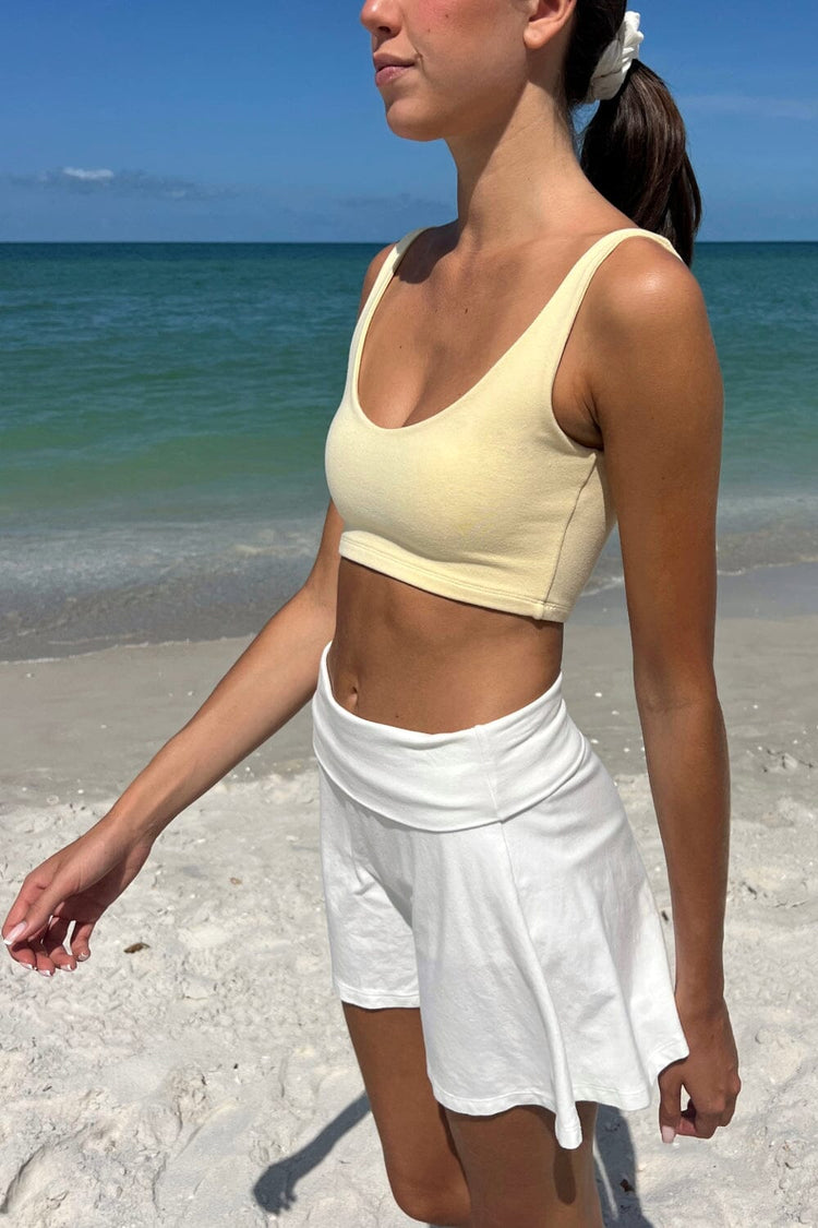 Lydia Tank | Pastel Yellow / XS/S