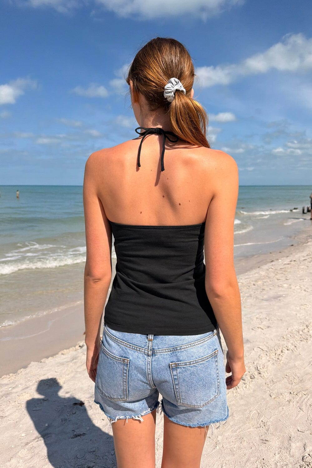 Calina Halter Top | Black / XS/S