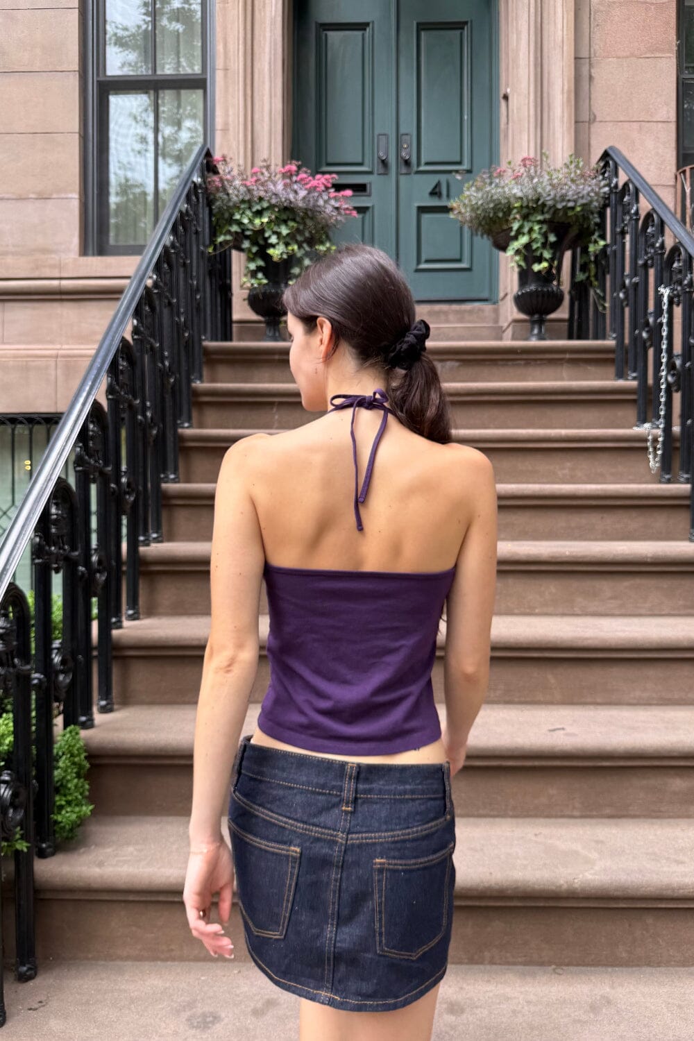 Calina Halter Top | Purple / XS/S