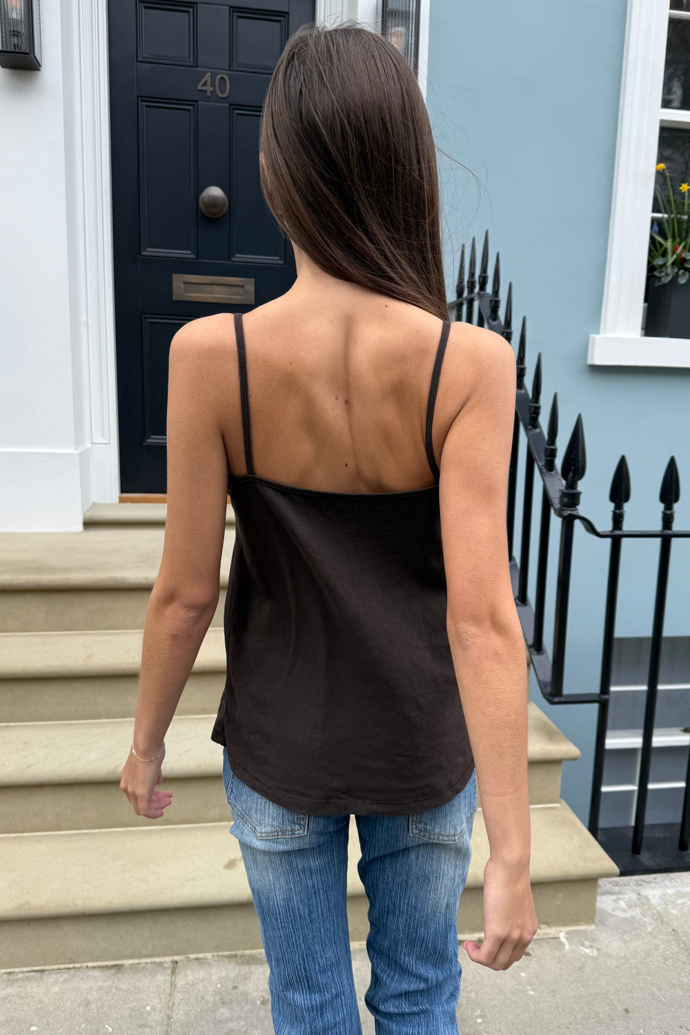 Amara Tank | Dark Brown / XS/S