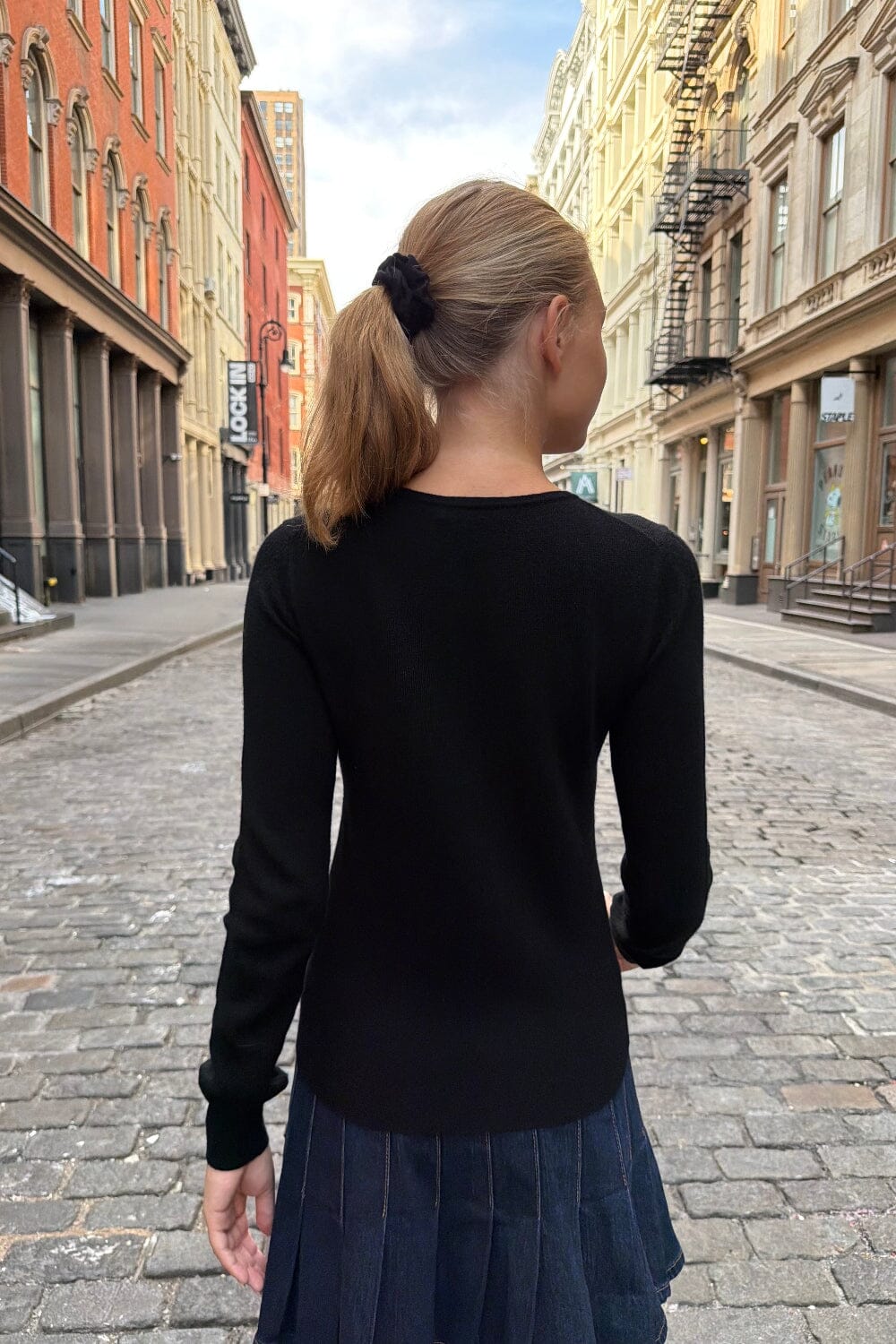 Nelly Wool Cardigan | Black / XS/S
