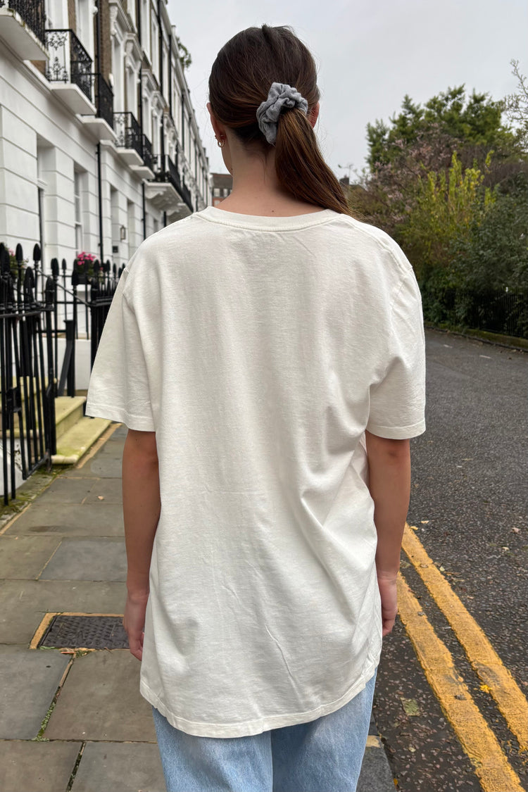 Penelope Southside Guitars Top | White / Oversized Fit