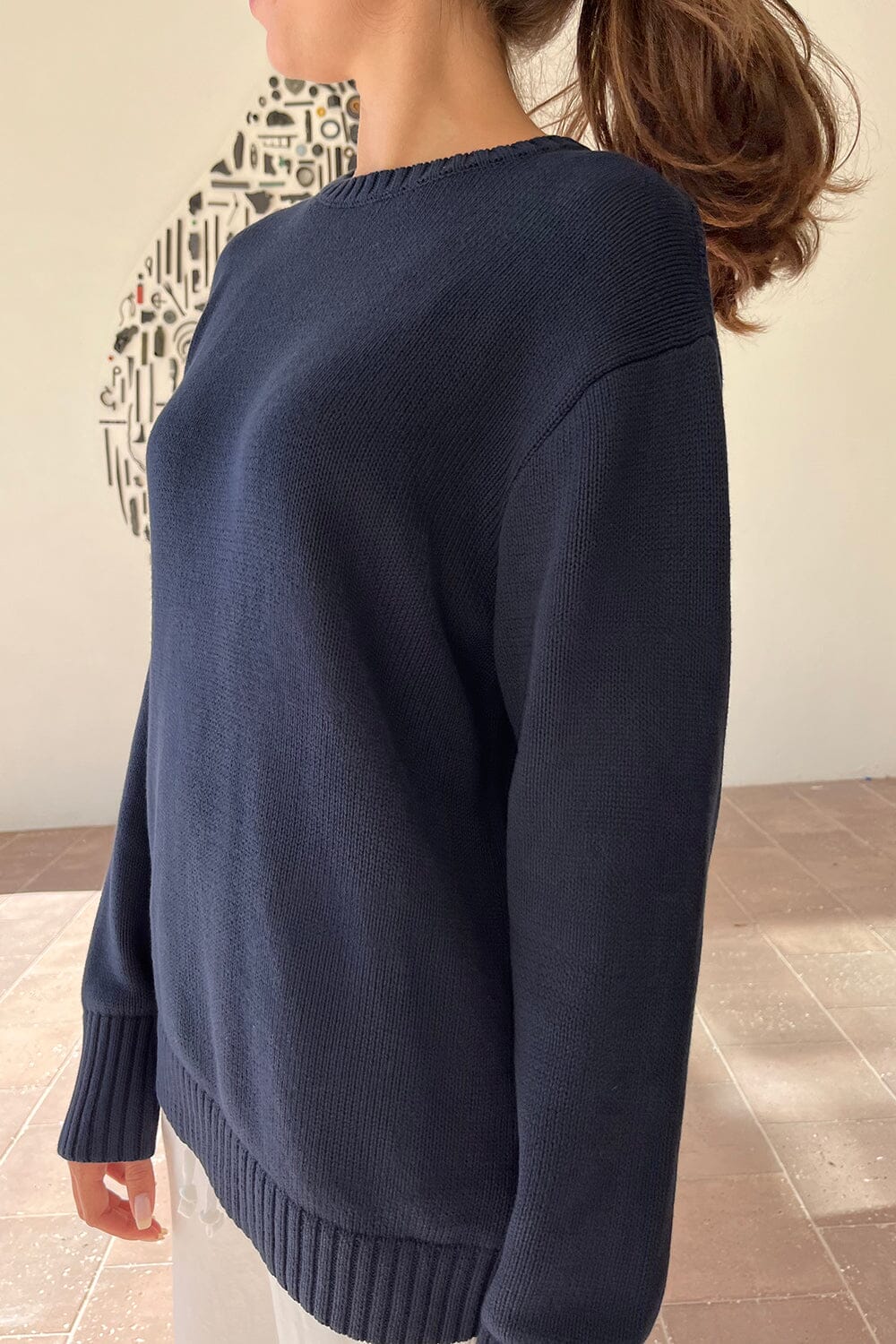 Dark Navy / Oversized Fit