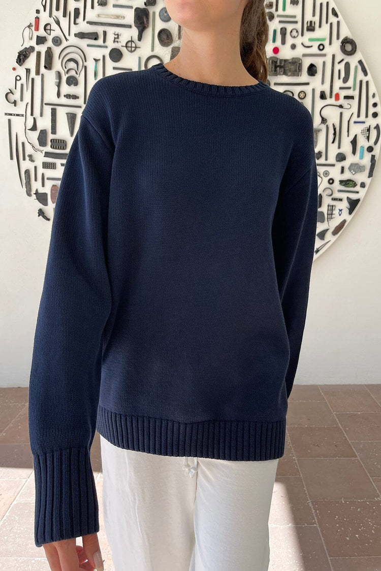 Brianna Sweater | Dark Navy / Oversized Fit