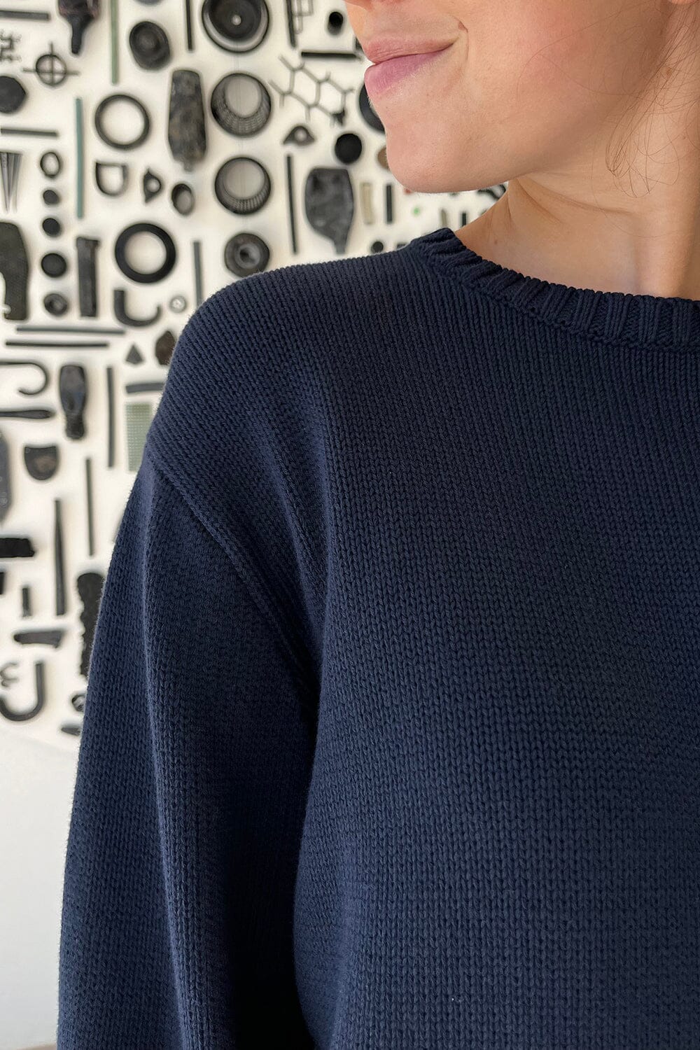 Dark Navy / Oversized Fit
