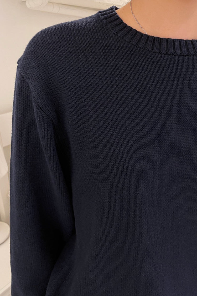 Brianna Sweater | Navy Blue / Regular Fit